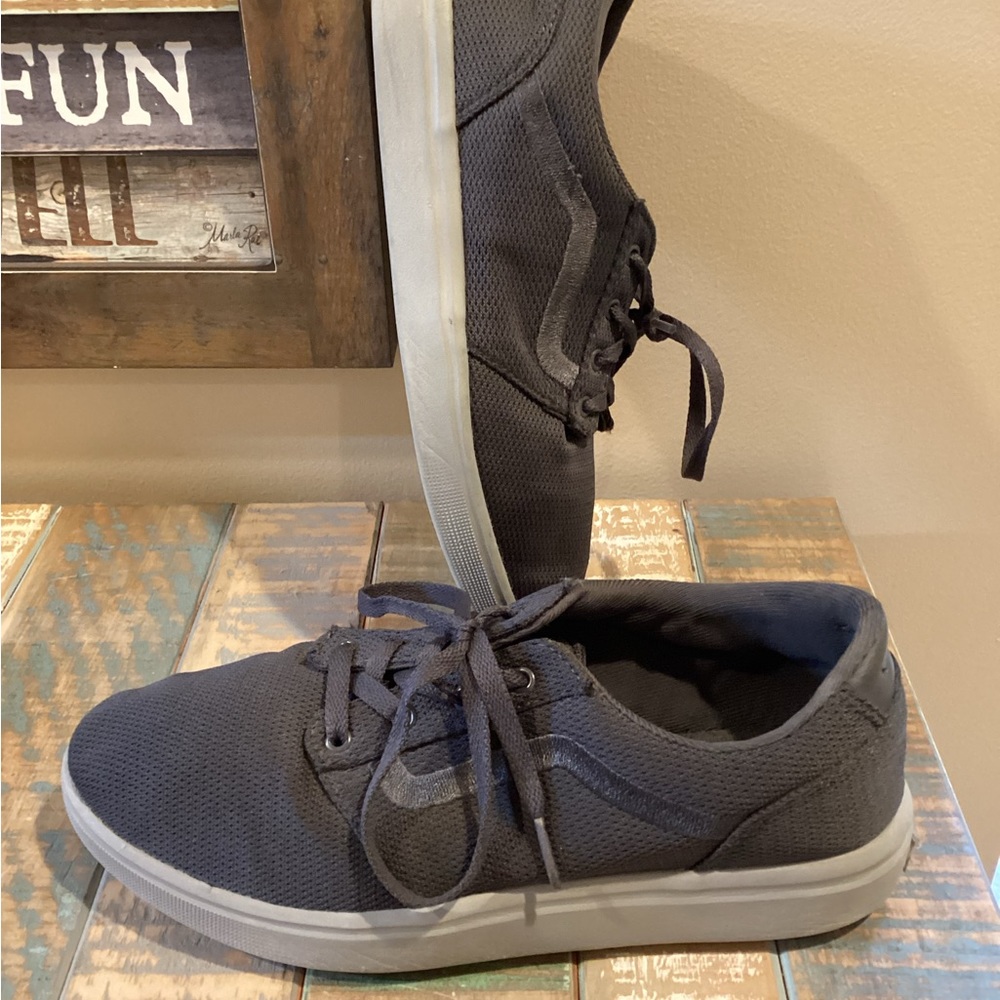 Mens Dark Gray Vans 6.5